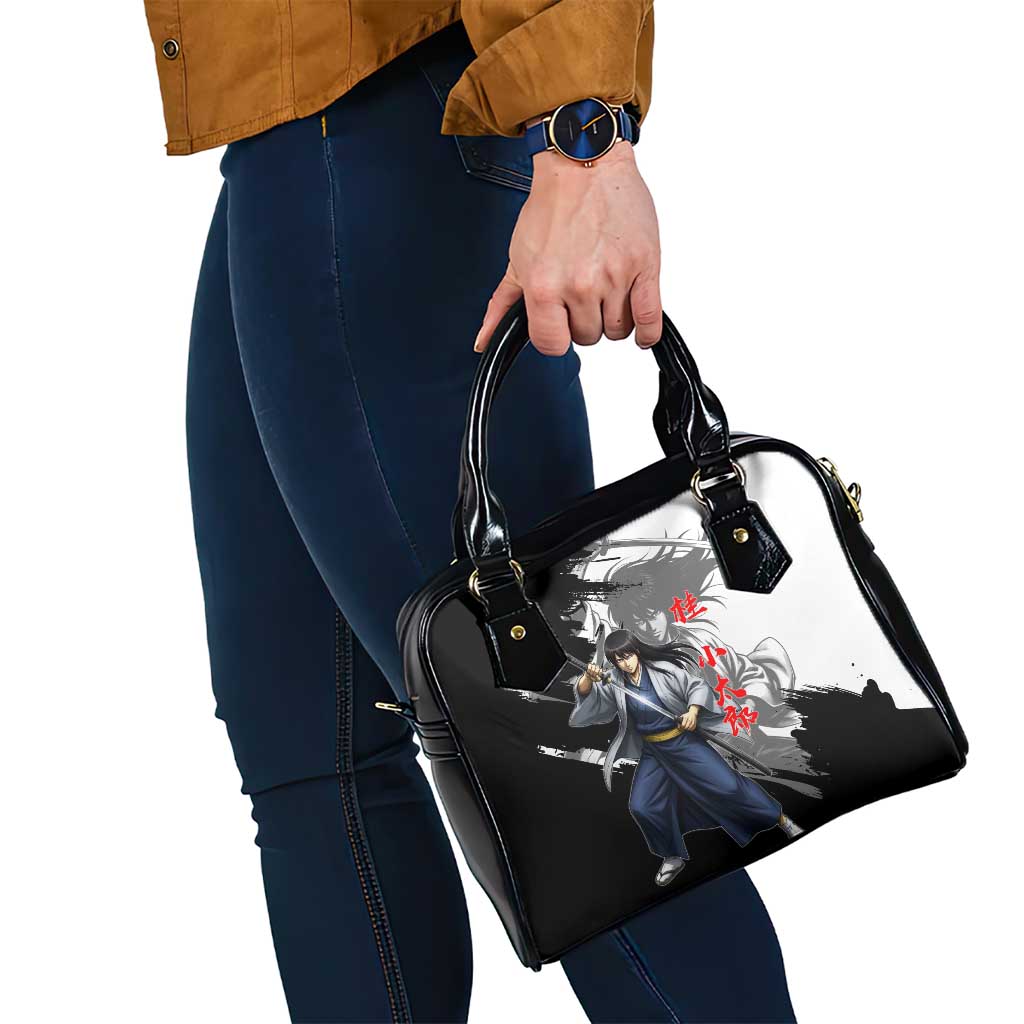 Kotaro Katsura Shoulder Handbag Traditional Samurai Ink Style