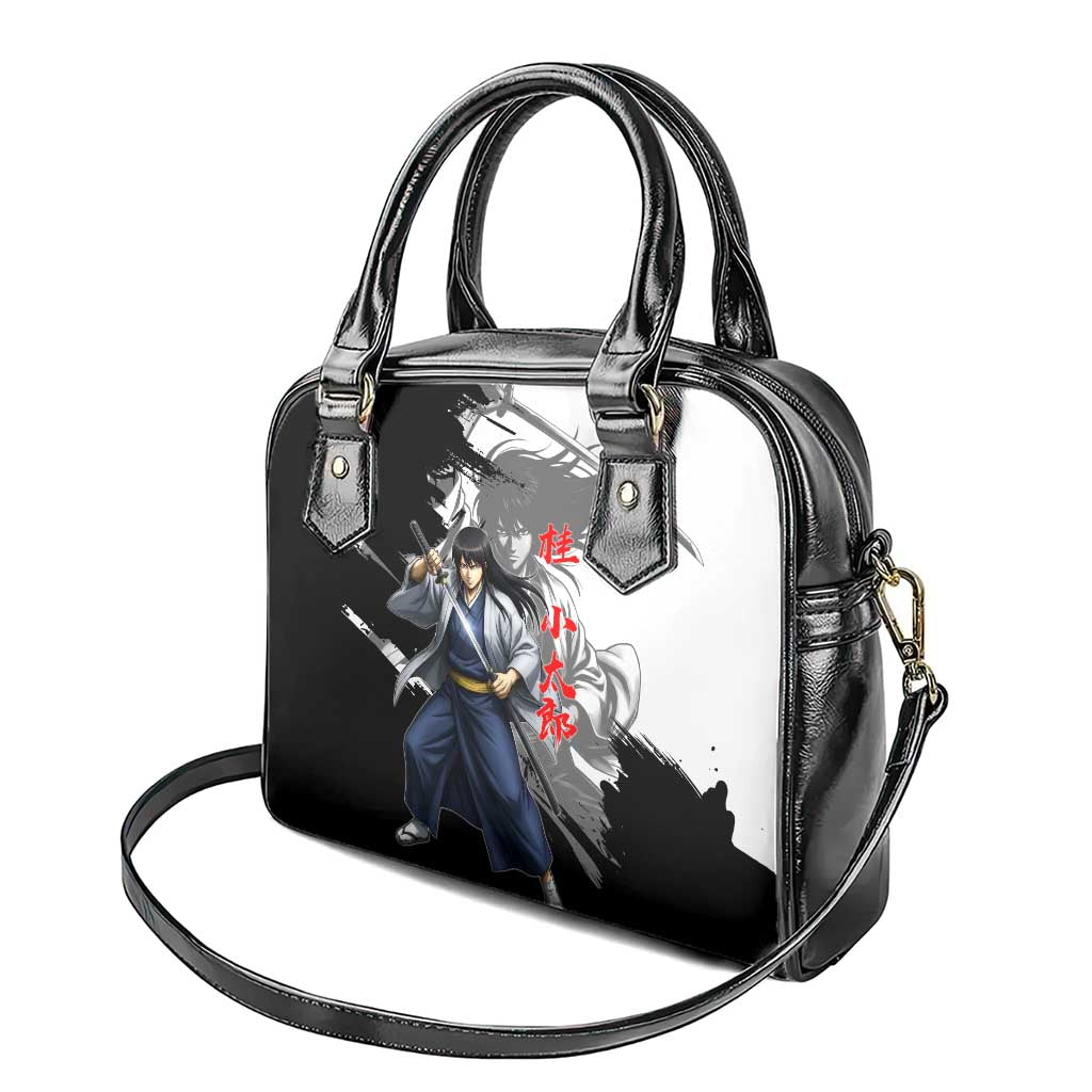 Kotaro Katsura Shoulder Handbag Traditional Samurai Ink Style