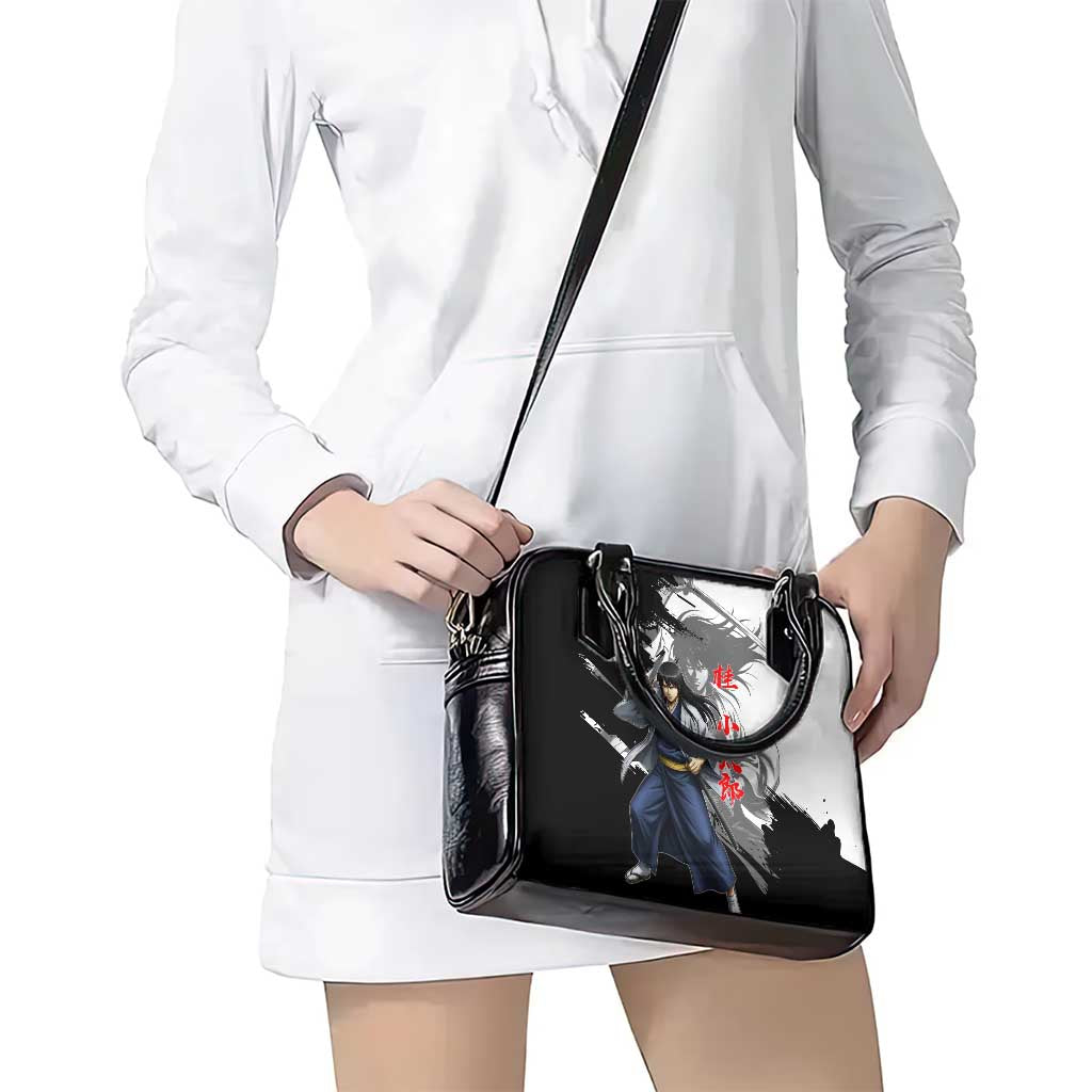 Kotaro Katsura Shoulder Handbag Traditional Samurai Ink Style