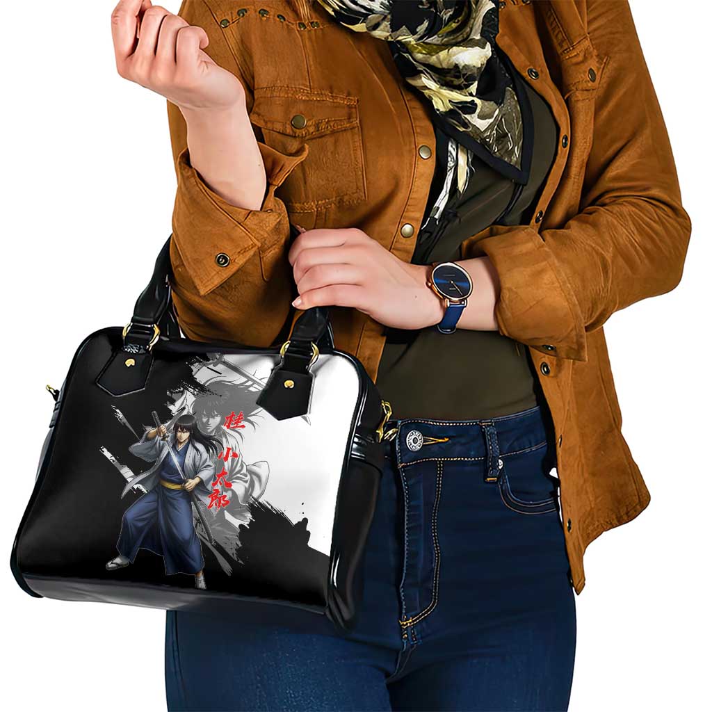 Kotaro Katsura Shoulder Handbag Traditional Samurai Ink Style