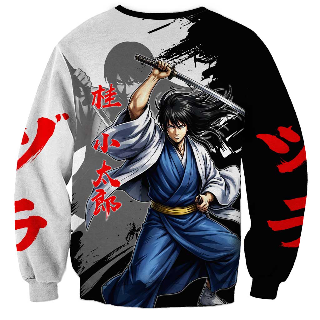 Kotaro Katsura Sweatshirt Traditional Samurai Ink Style