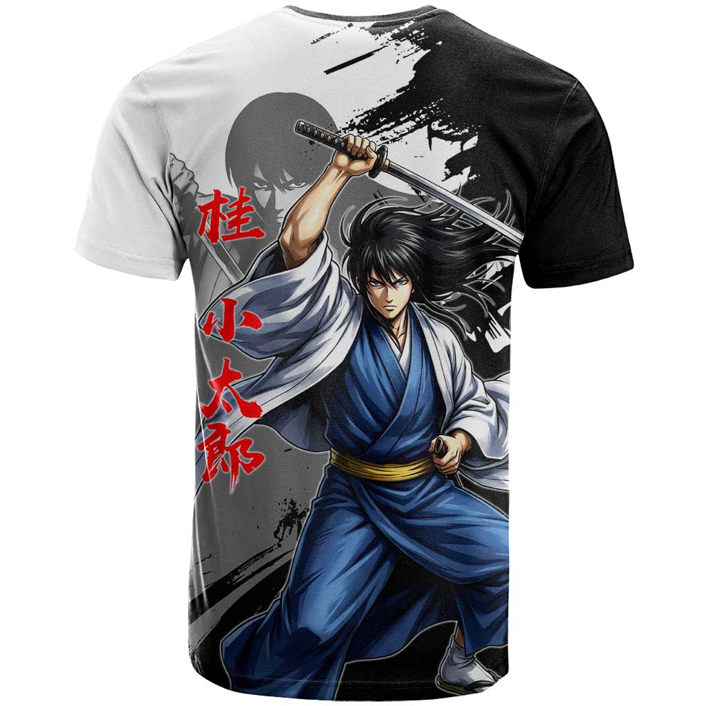 Kotaro Katsura T Shirt Traditional Samurai Ink Style