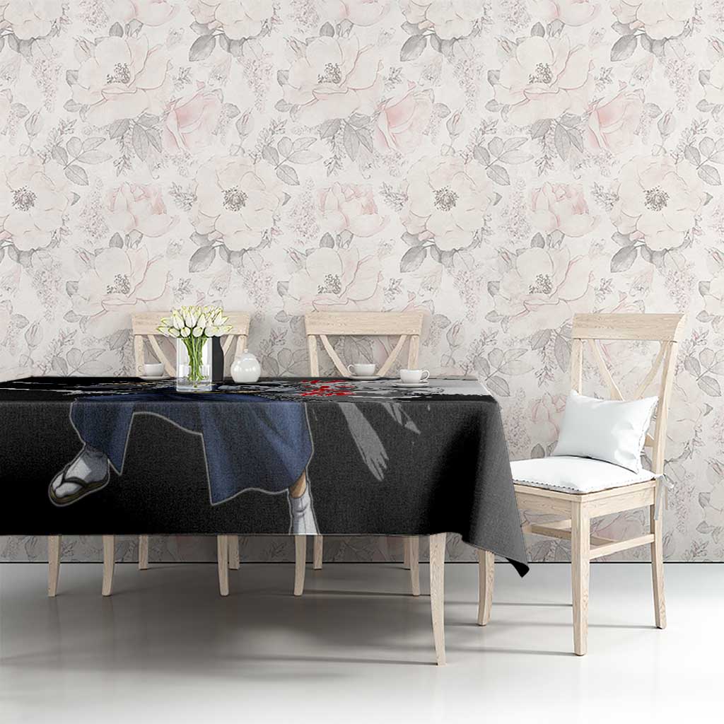 Kotaro Katsura Tablecloth Traditional Samurai Ink Style