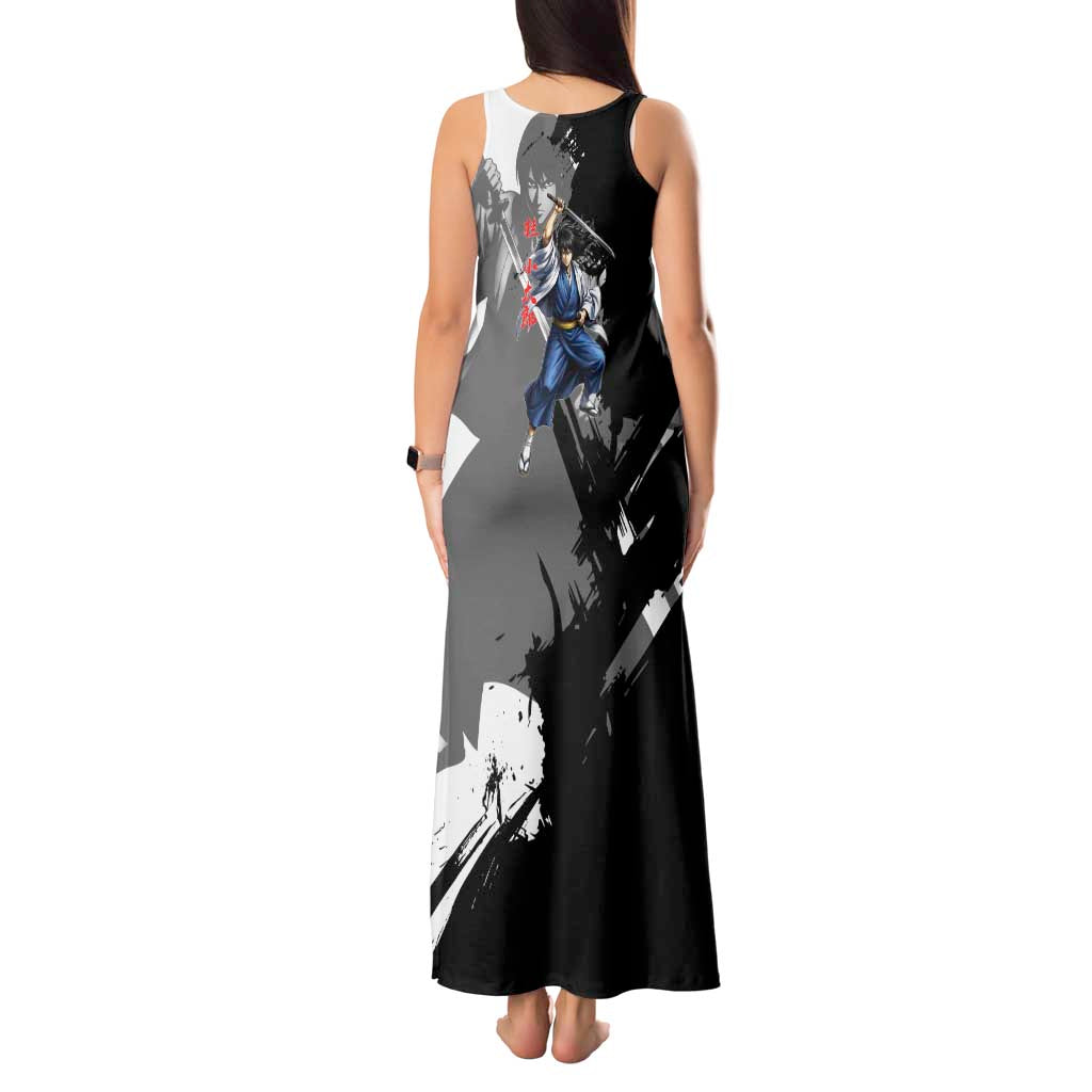 Kotaro Katsura Tank Maxi Dress Traditional Samurai Ink Style