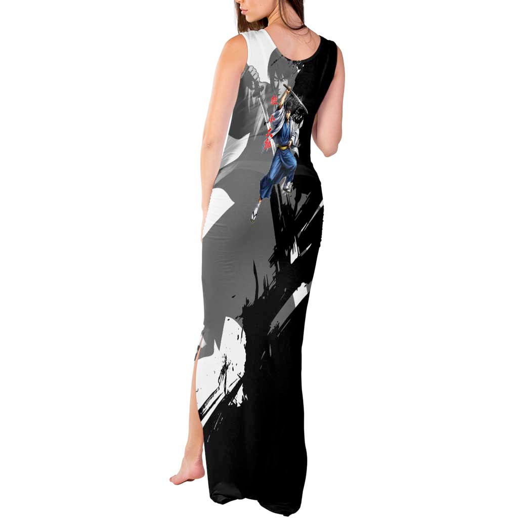 Kotaro Katsura Tank Maxi Dress Traditional Samurai Ink Style