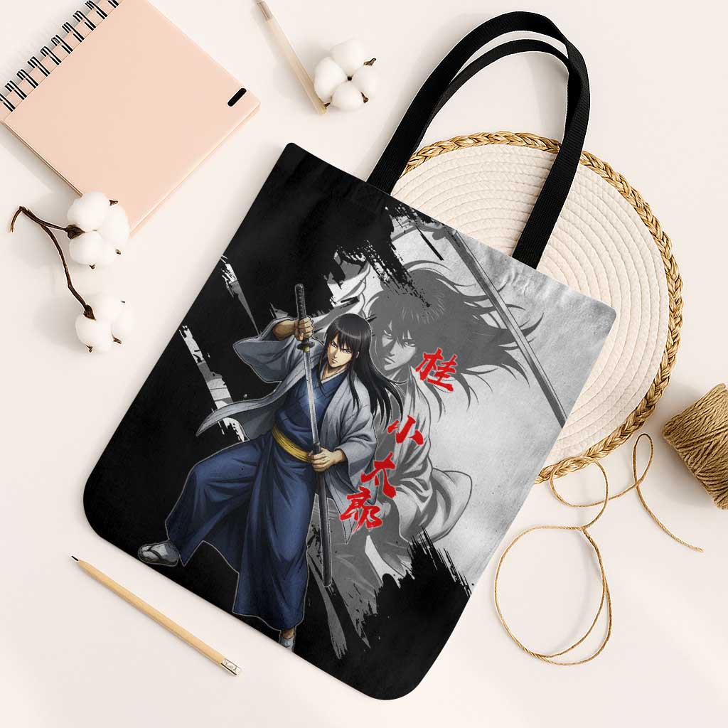 Kotaro Katsura Tote Bag Traditional Samurai Ink Style