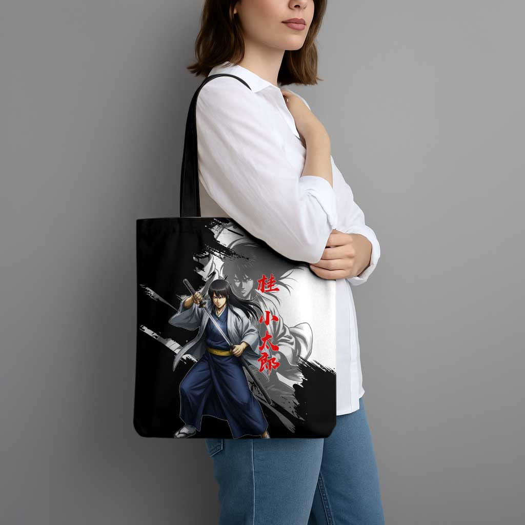 Kotaro Katsura Tote Bag Traditional Samurai Ink Style