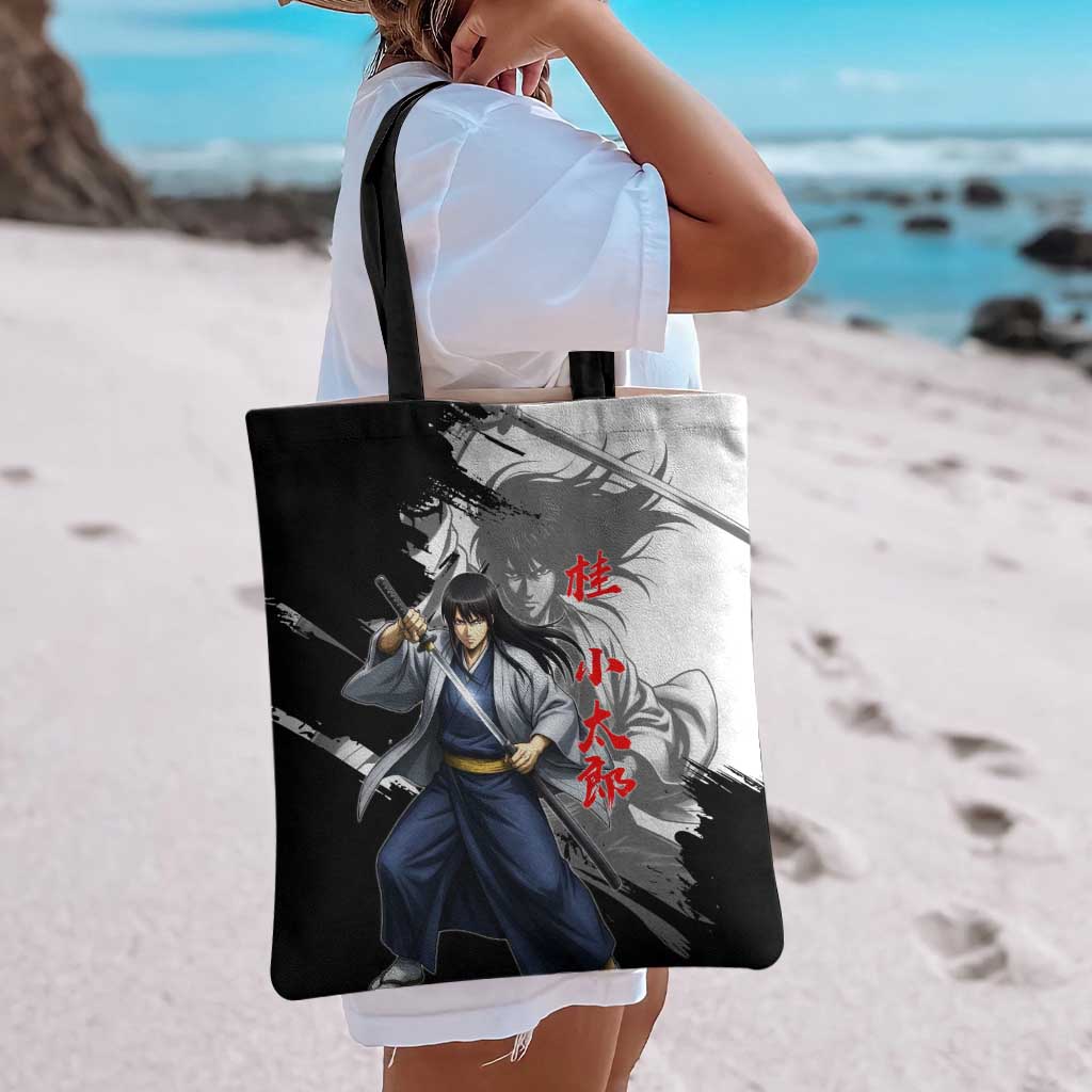Kotaro Katsura Tote Bag Traditional Samurai Ink Style