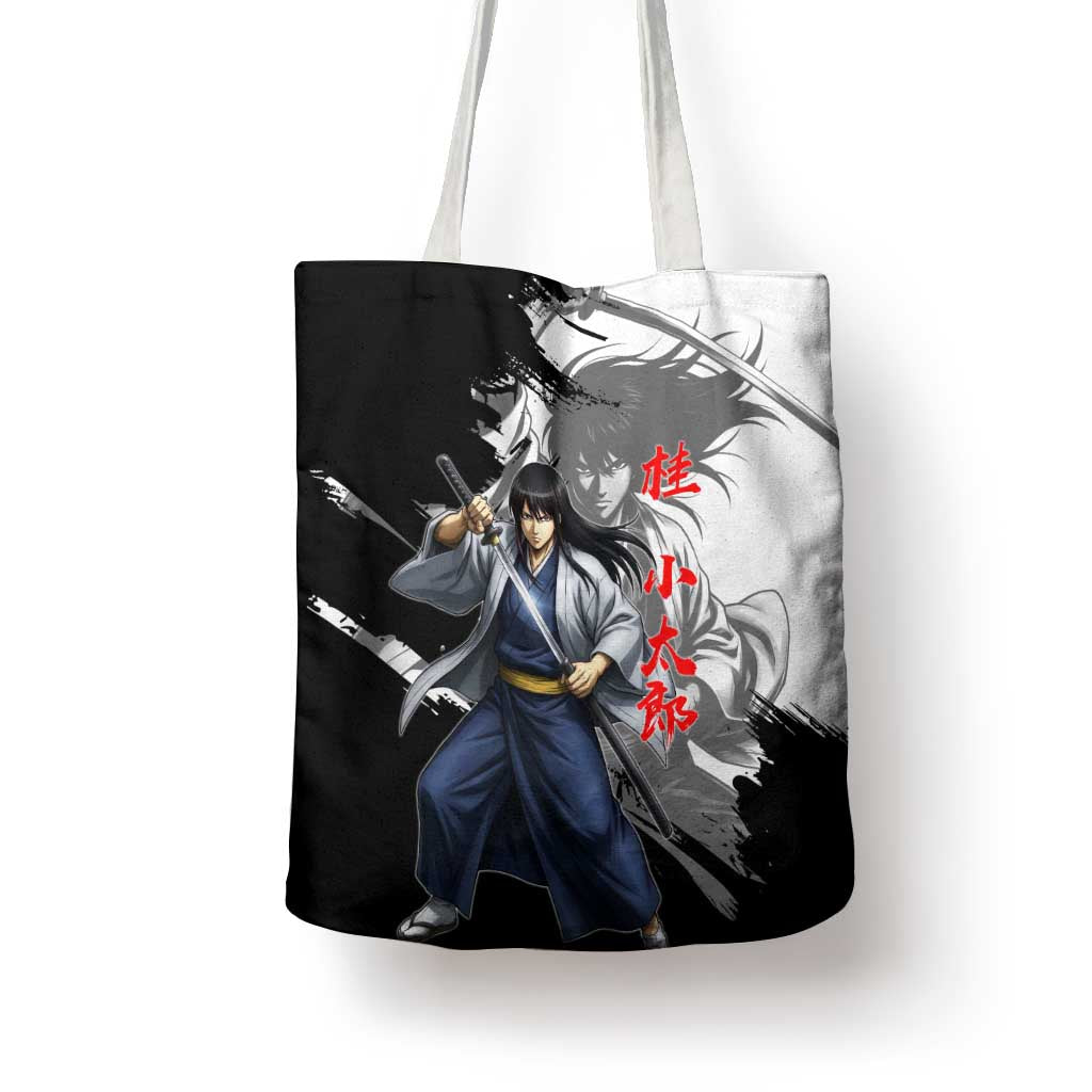 Kotaro Katsura Tote Bag Traditional Samurai Ink Style