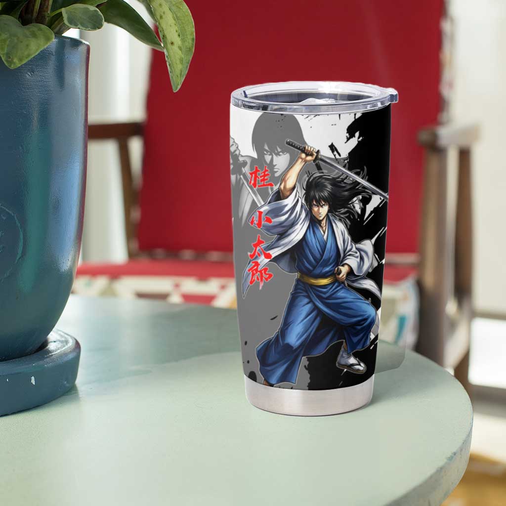 Kotaro Katsura Tumbler Cup Traditional Samurai Ink Style