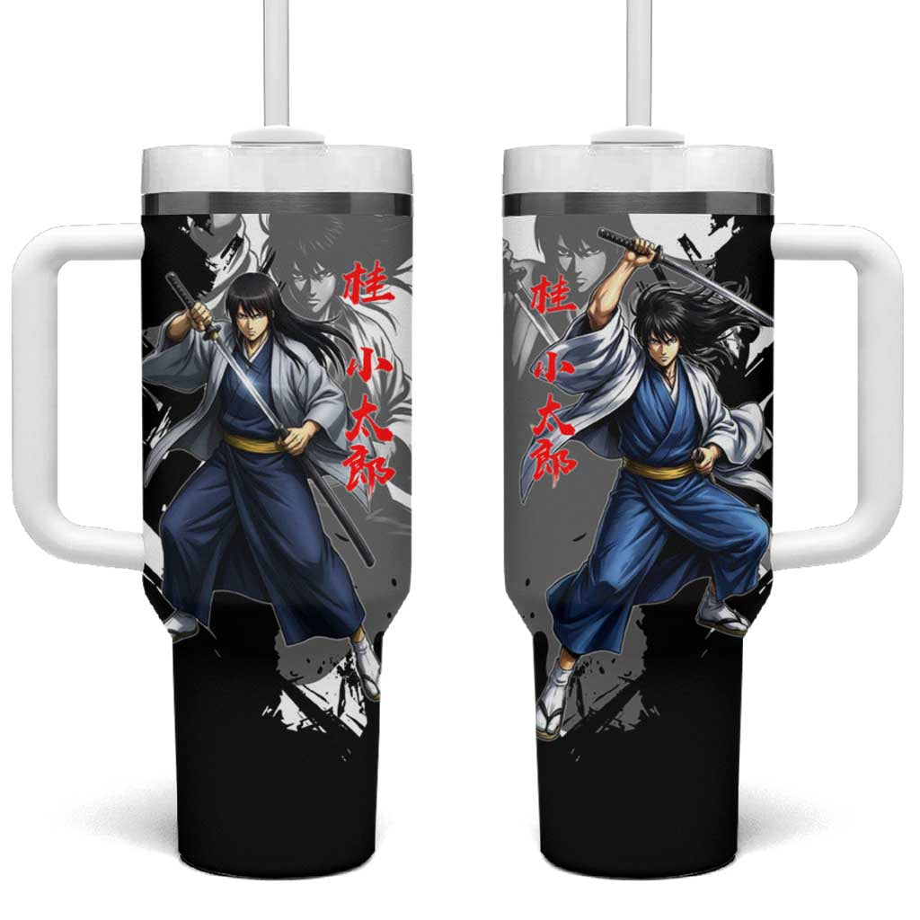 Kotaro Katsura Tumbler With Handle Traditional Samurai Ink Style