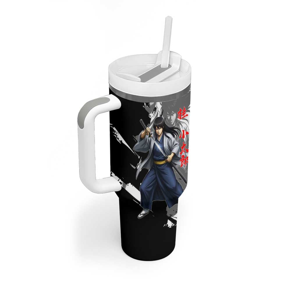 Kotaro Katsura Tumbler With Handle Traditional Samurai Ink Style