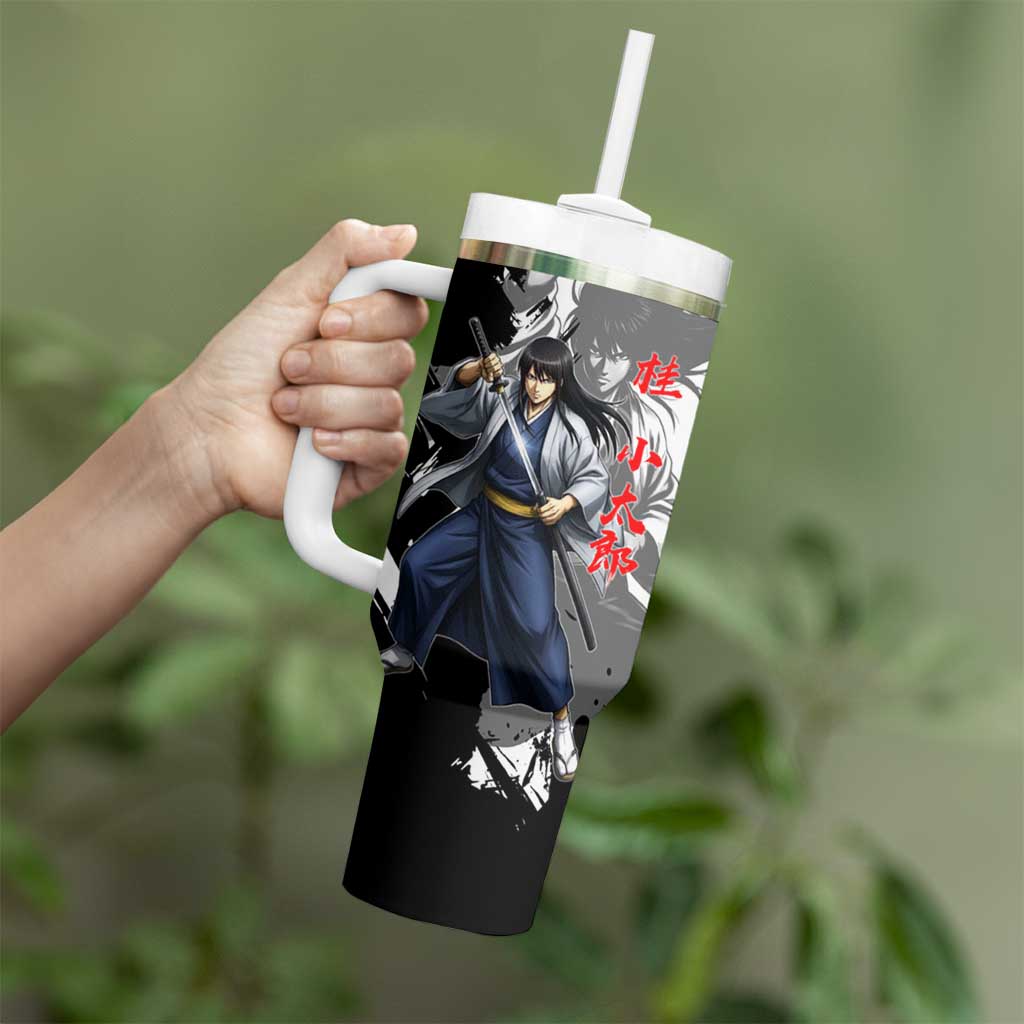 Kotaro Katsura Tumbler With Handle Traditional Samurai Ink Style
