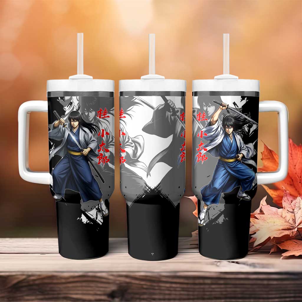Kotaro Katsura Tumbler With Handle Traditional Samurai Ink Style