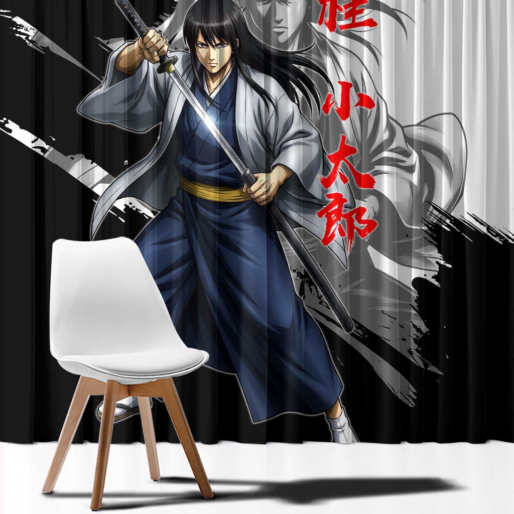 Kotaro Katsura Window Curtain Traditional Samurai Ink Style