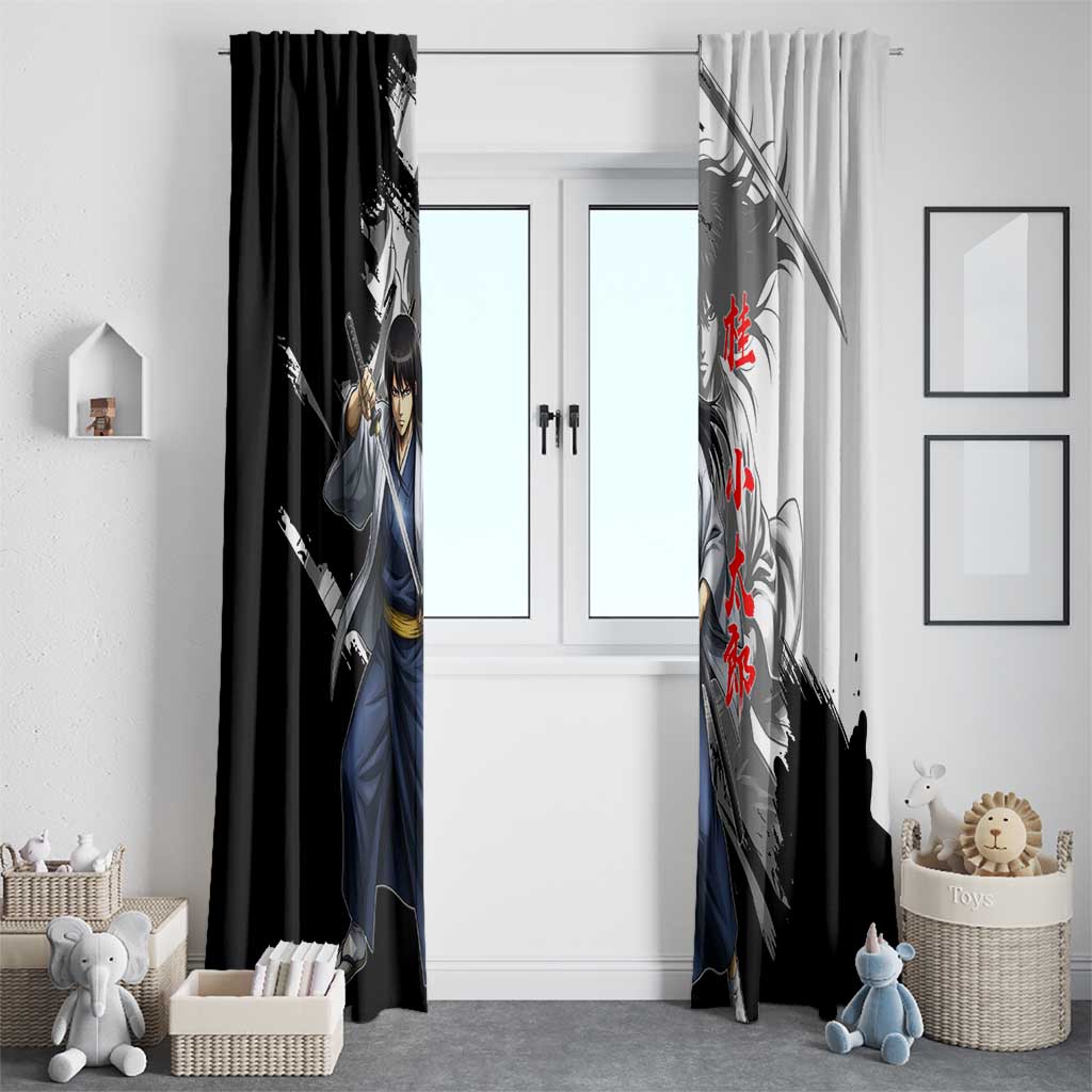 Kotaro Katsura Window Curtain Traditional Samurai Ink Style