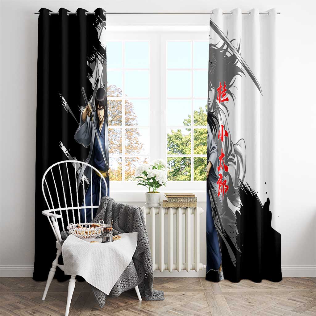 Kotaro Katsura Window Curtain Traditional Samurai Ink Style