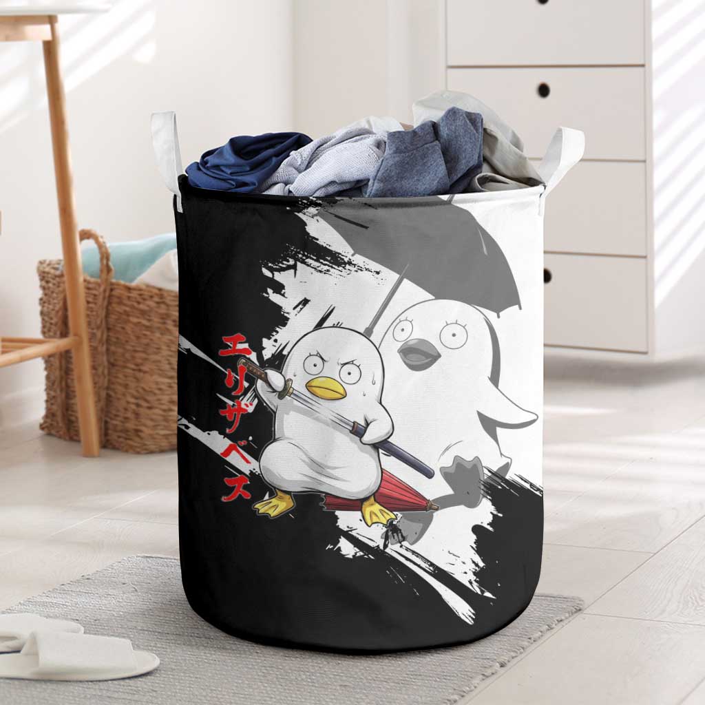 Elizabeth Laundry Basket Comic Parody Ink Splash Style