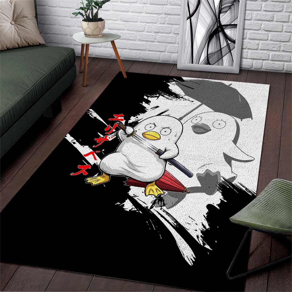 Elizabeth Area Rug Comic Parody Ink Splash Style