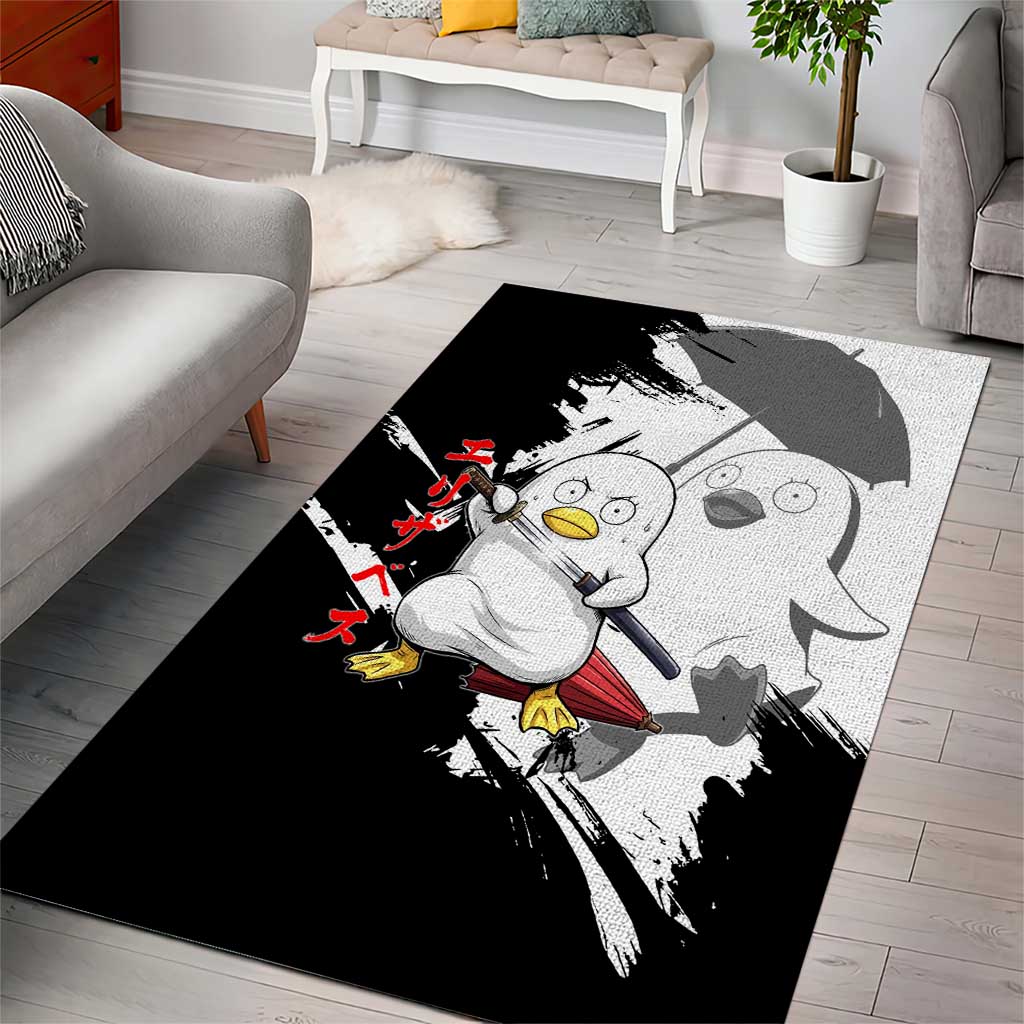Elizabeth Area Rug Comic Parody Ink Splash Style