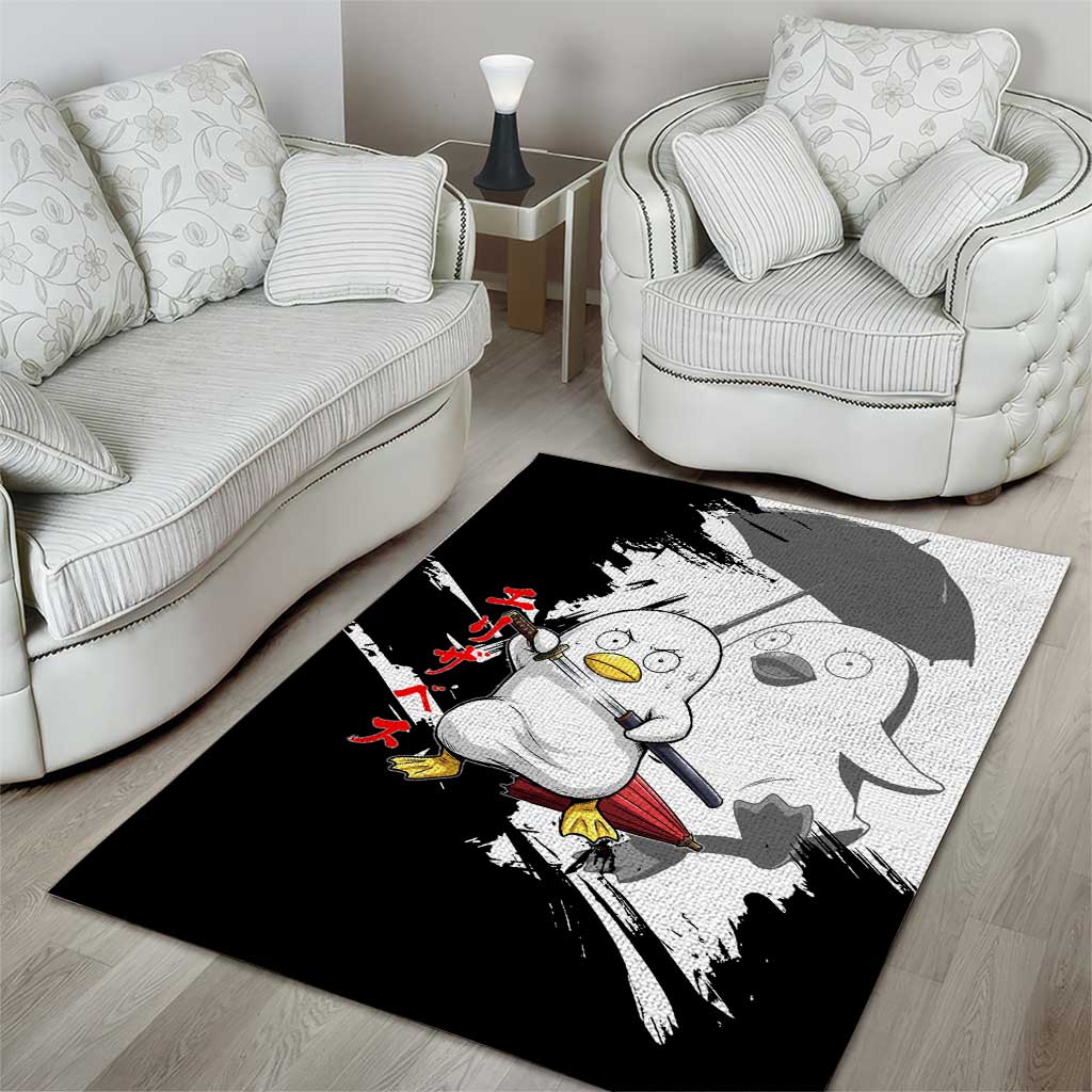 Elizabeth Area Rug Comic Parody Ink Splash Style