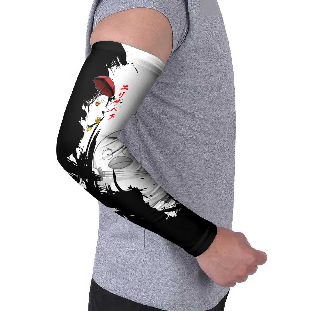 Elizabeth Arm Sleeves Comic Parody Ink Splash Style