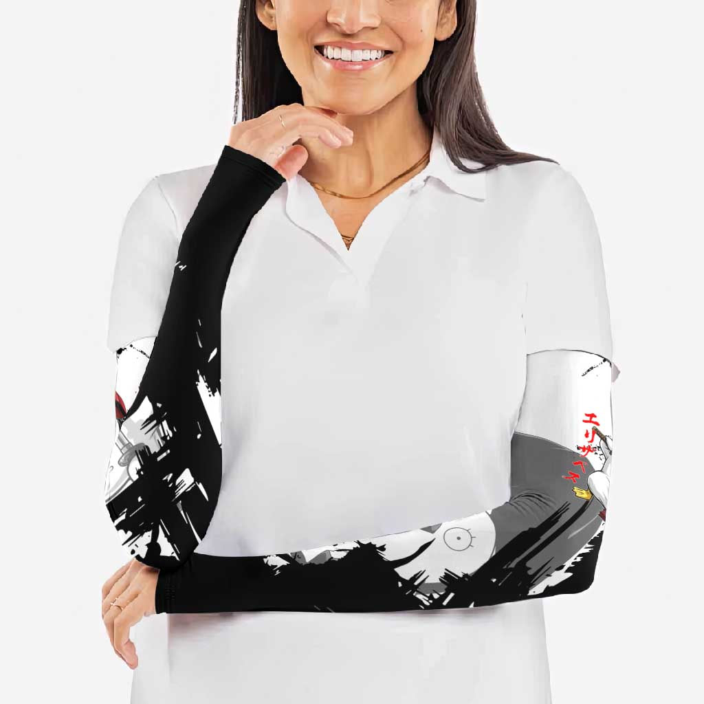 Elizabeth Arm Sleeves Comic Parody Ink Splash Style