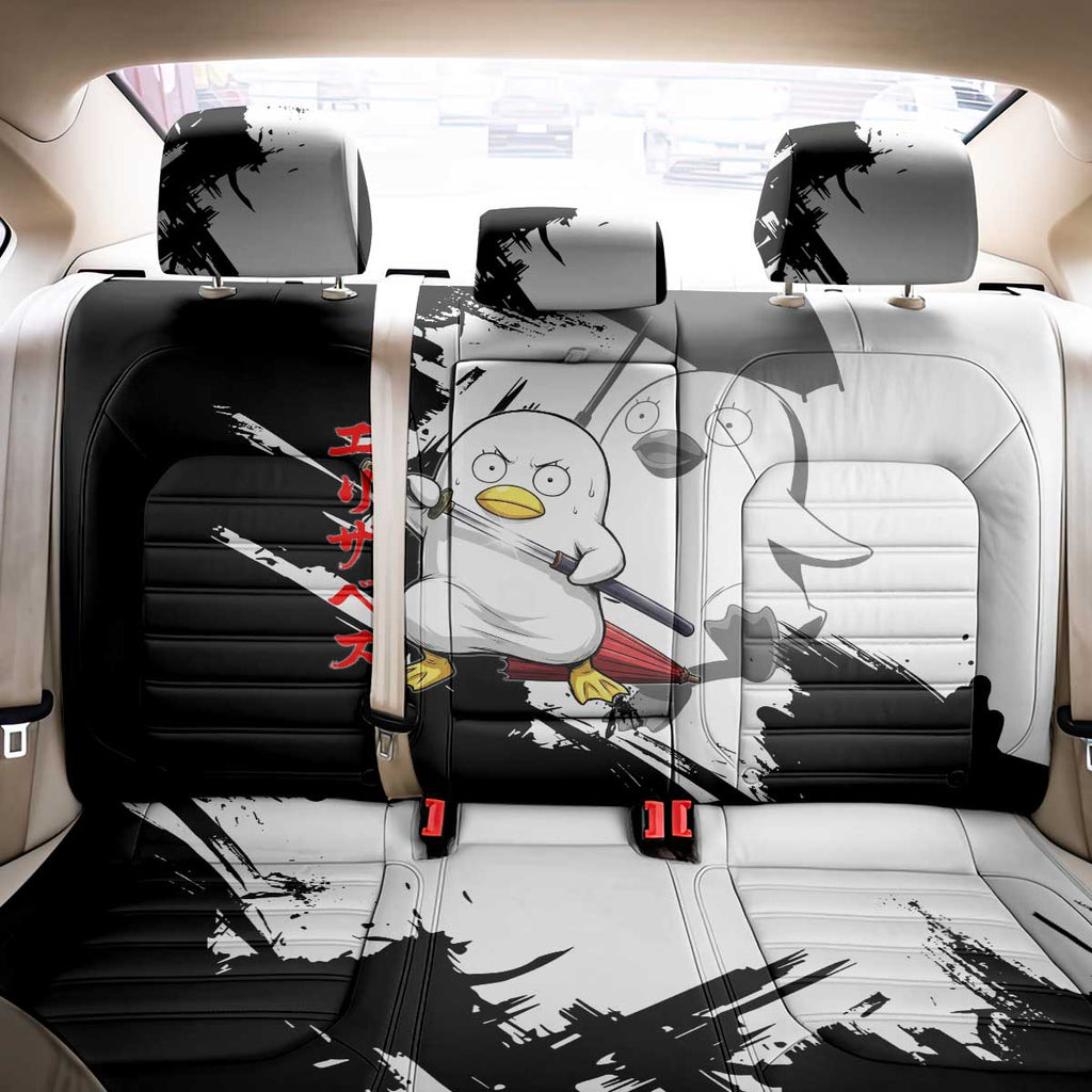 Elizabeth Back Car Seat Cover Comic Parody Ink Splash Style