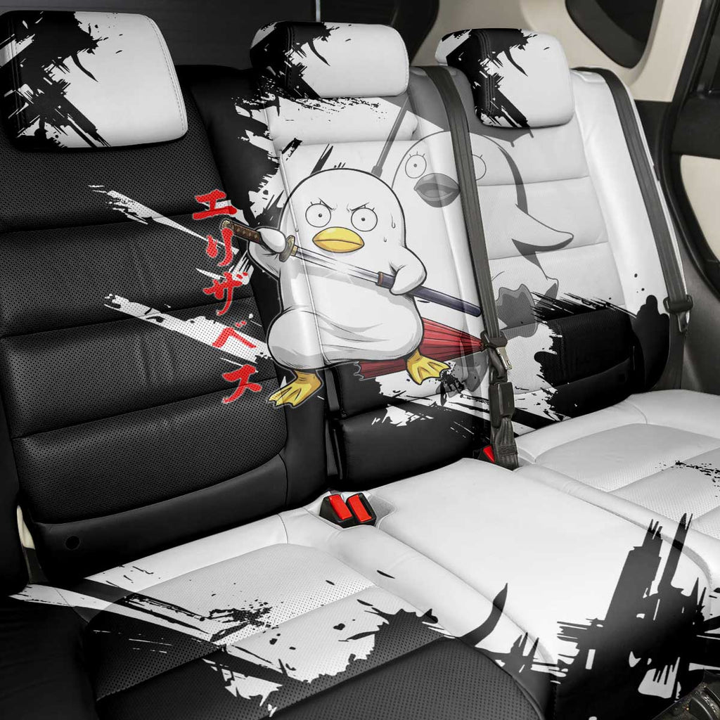 Elizabeth Back Car Seat Cover Comic Parody Ink Splash Style