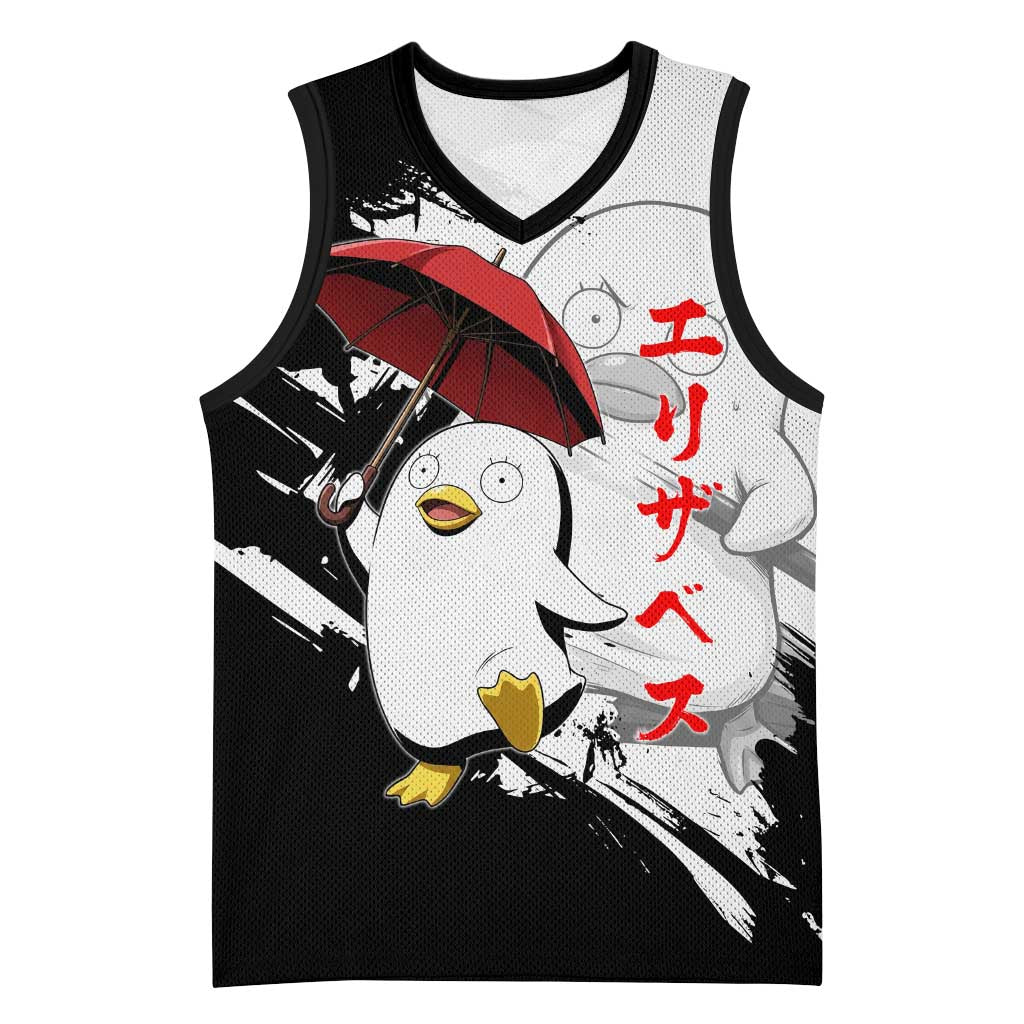 Elizabeth Basketball Jersey Comic Parody Ink Splash Style