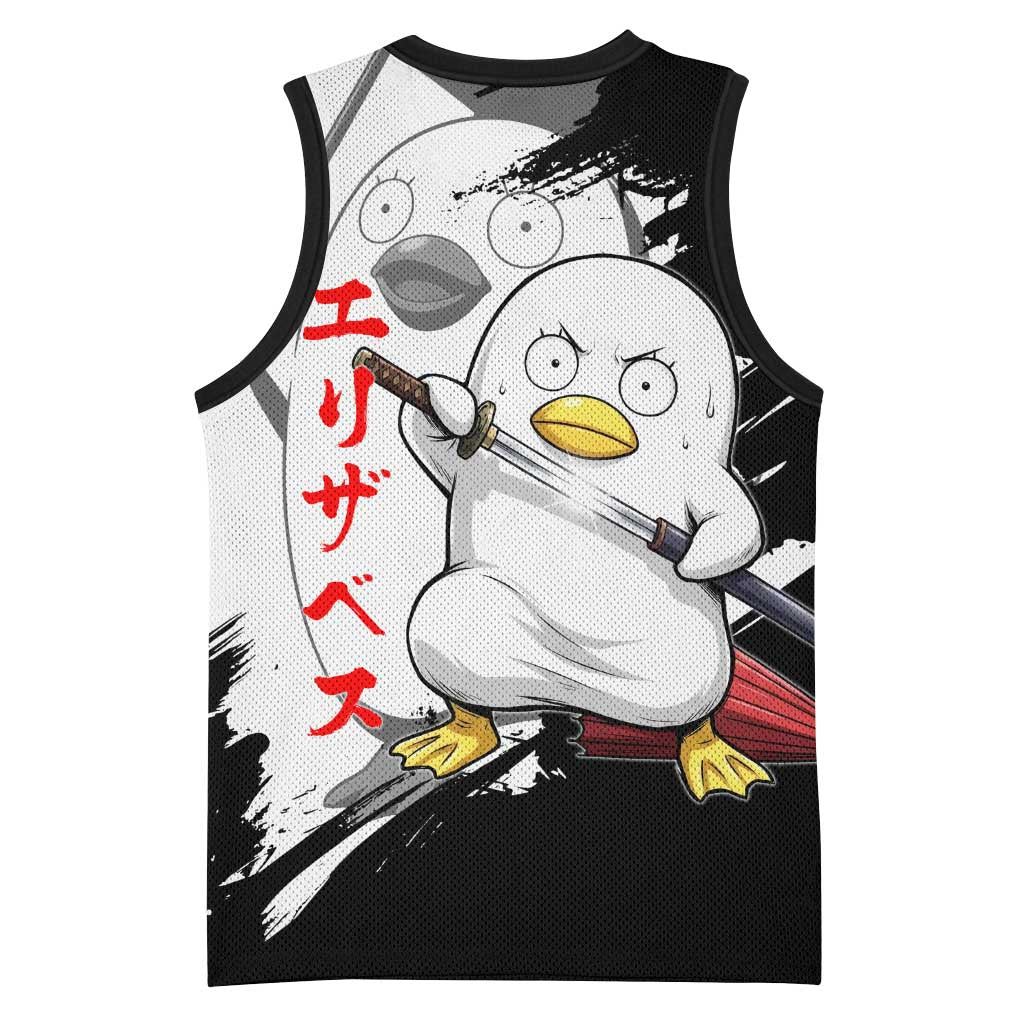 Elizabeth Basketball Jersey Comic Parody Ink Splash Style