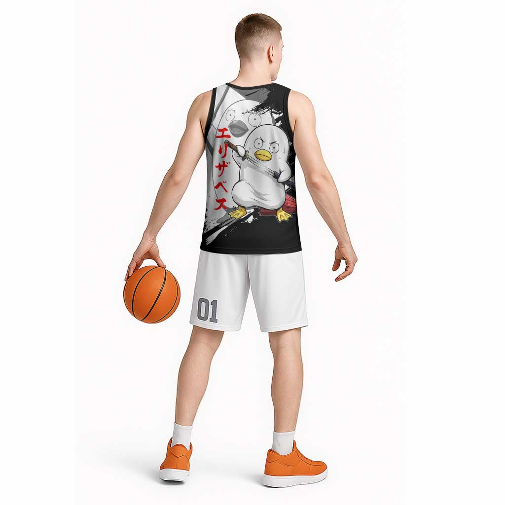 Elizabeth Basketball Jersey Comic Parody Ink Splash Style
