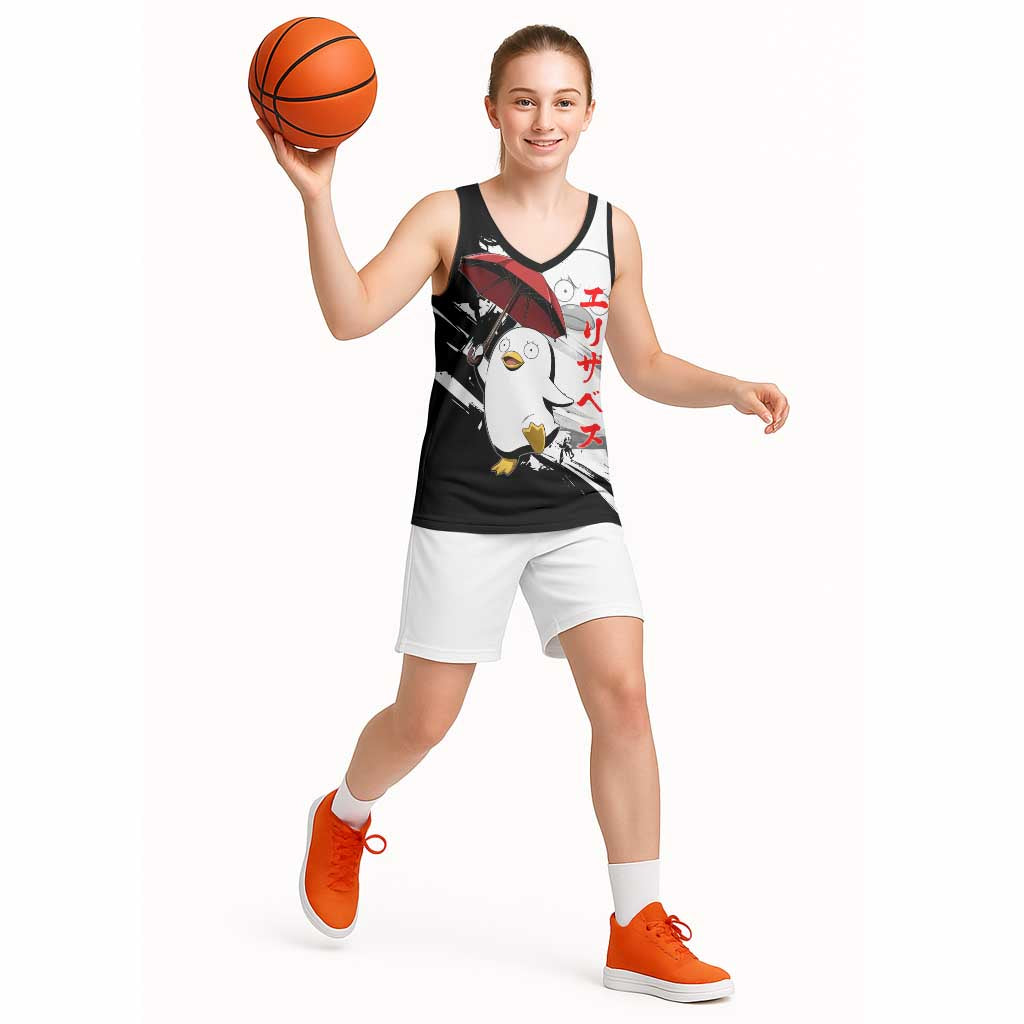 Elizabeth Basketball Jersey Comic Parody Ink Splash Style