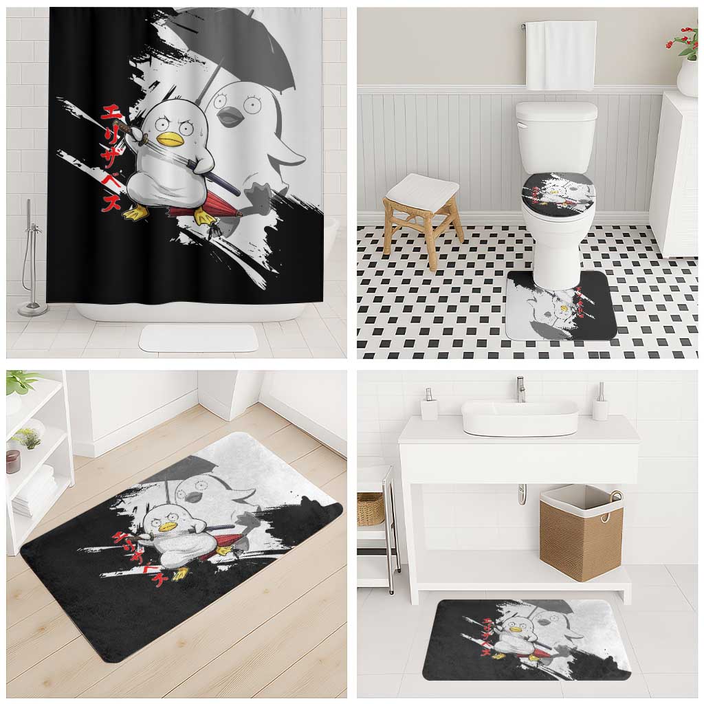 Elizabeth Bathroom Set Comic Parody Ink Splash Style