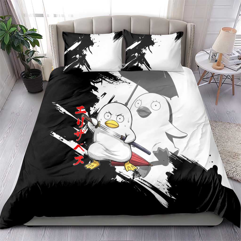 Elizabeth Bedding Set Comic Parody Ink Splash Style