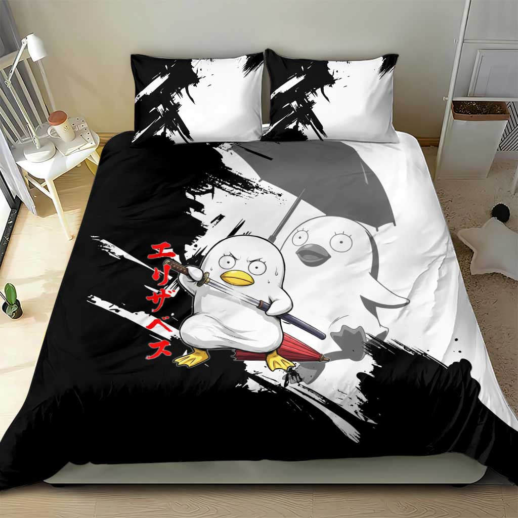 Elizabeth Bedding Set Comic Parody Ink Splash Style