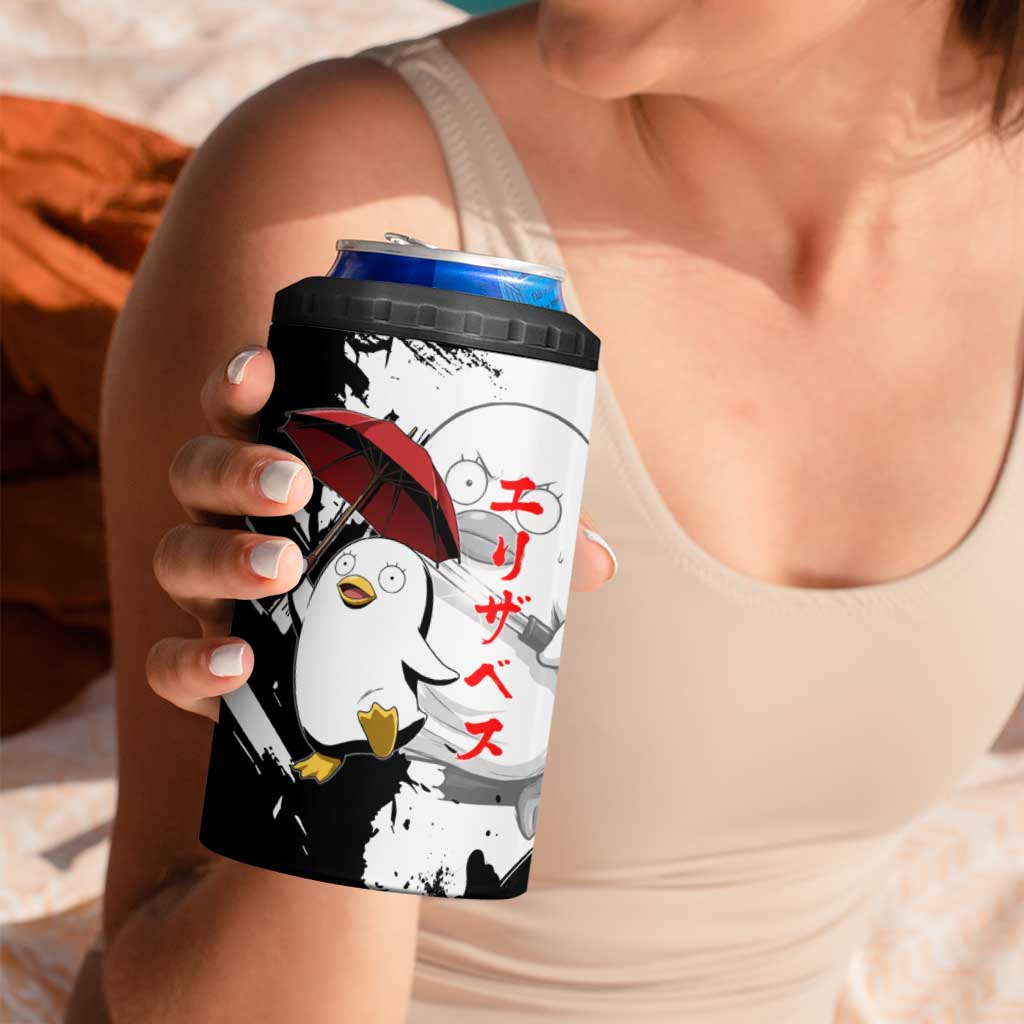 Elizabeth 4 in 1 Can Cooler Tumbler Comic Parody Ink Splash Style