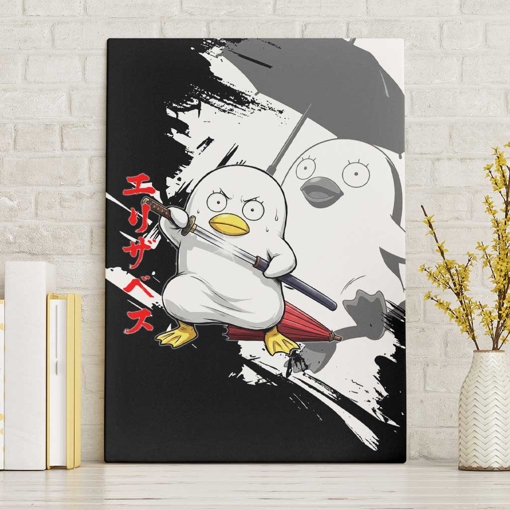 Elizabeth Canvas Wall Art Comic Parody Ink Splash Style