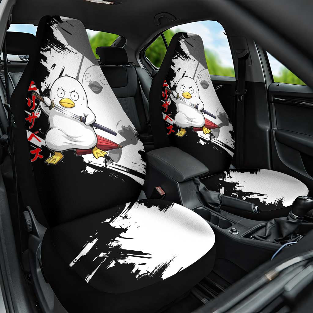 Elizabeth Car Seat Cover Comic Parody Ink Splash Style