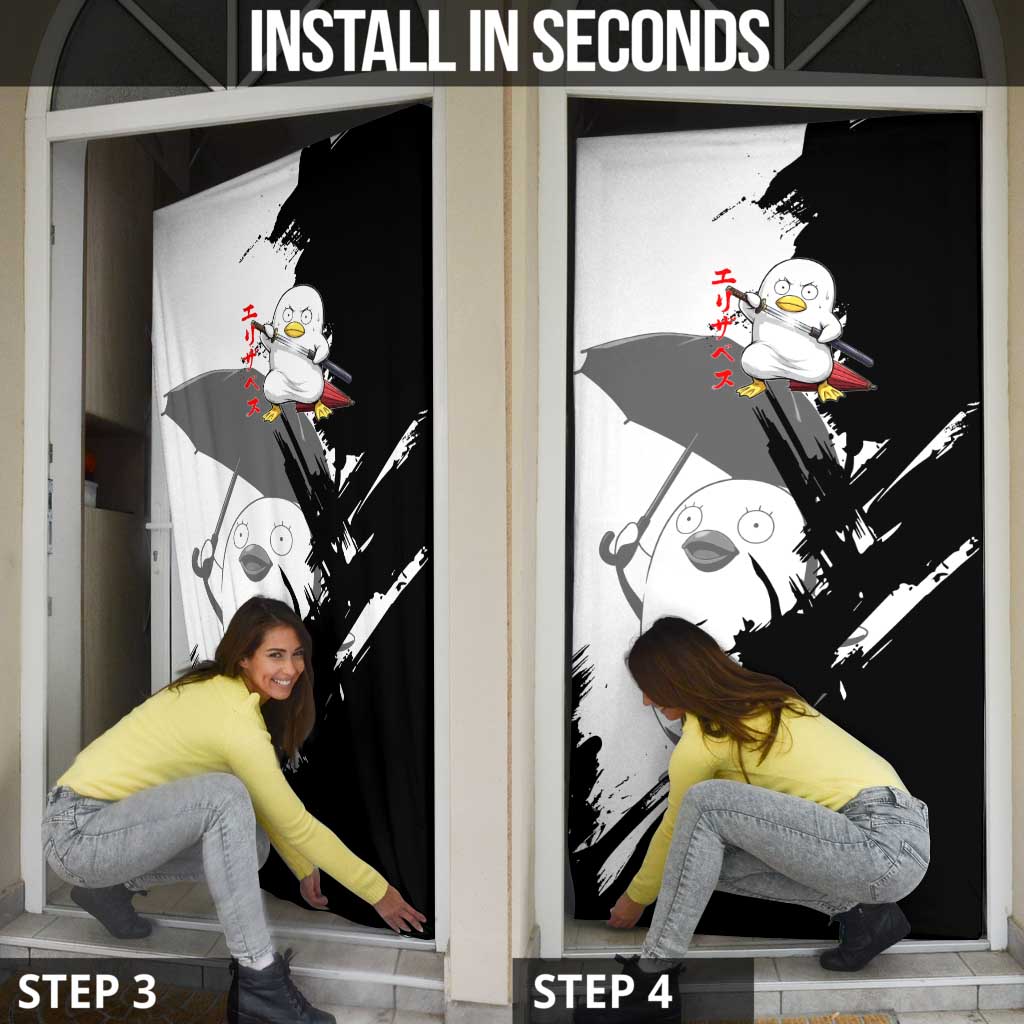 Elizabeth Door Cover Comic Parody Ink Splash Style