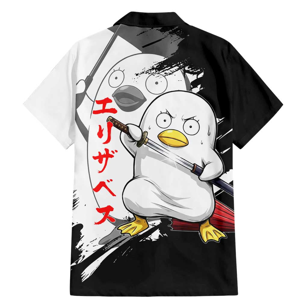 Elizabeth Family Matching Short Sleeve Bodycon Dress and Hawaiian Shirt Comic Parody Ink Splash Style