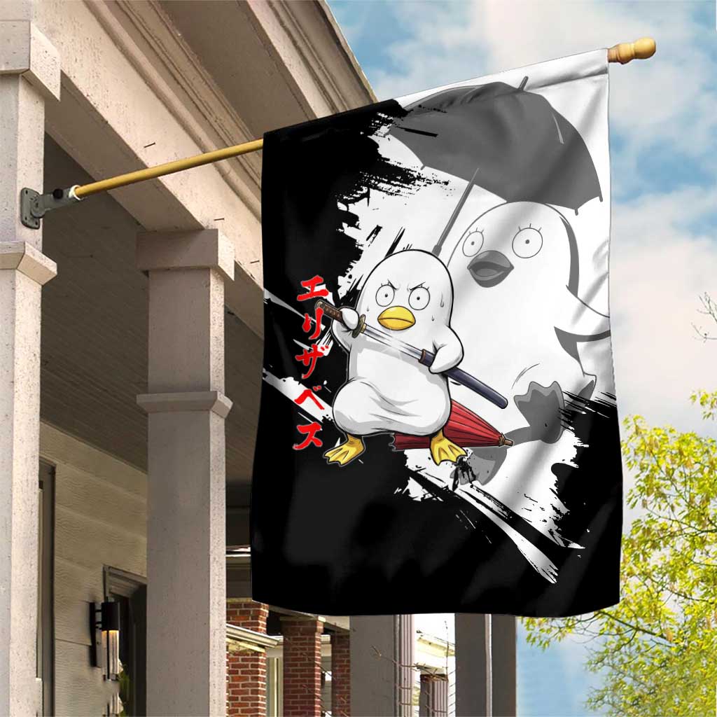 Elizabeth Garden Flag Comic Parody Ink Splash Style