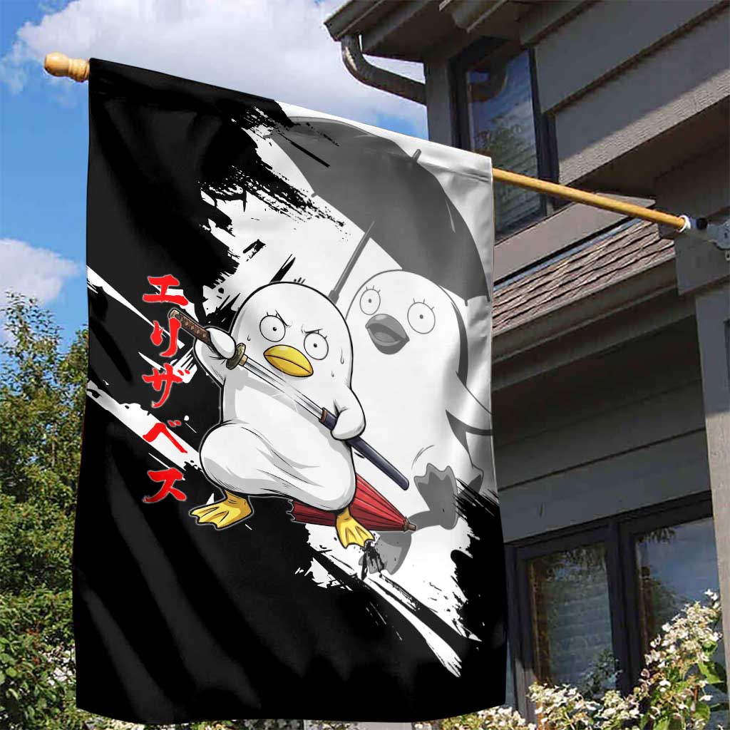 Elizabeth Garden Flag Comic Parody Ink Splash Style