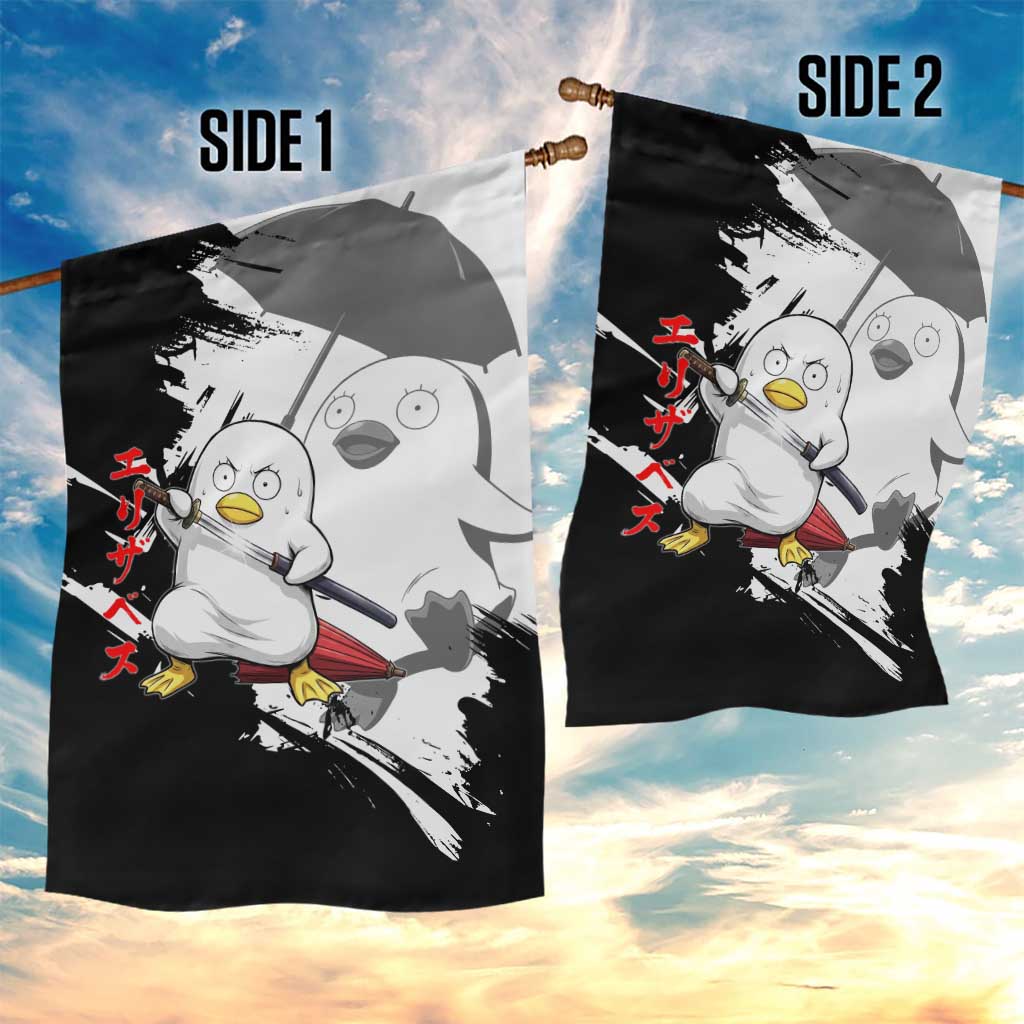 Elizabeth Garden Flag Comic Parody Ink Splash Style