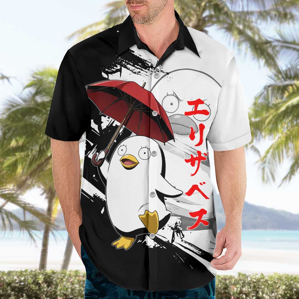 Elizabeth Hawaiian Shirt Comic Parody Ink Splash Style