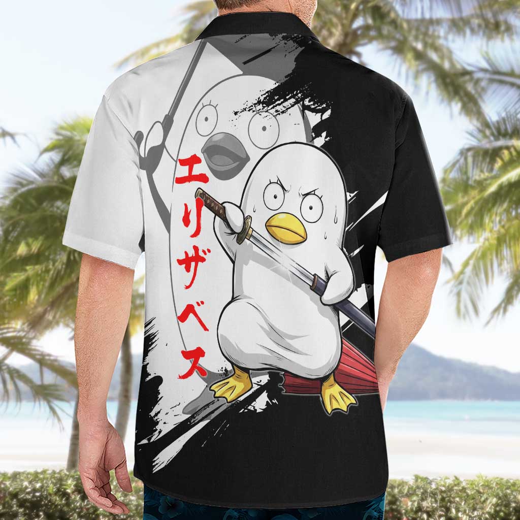 Elizabeth Hawaiian Shirt Comic Parody Ink Splash Style
