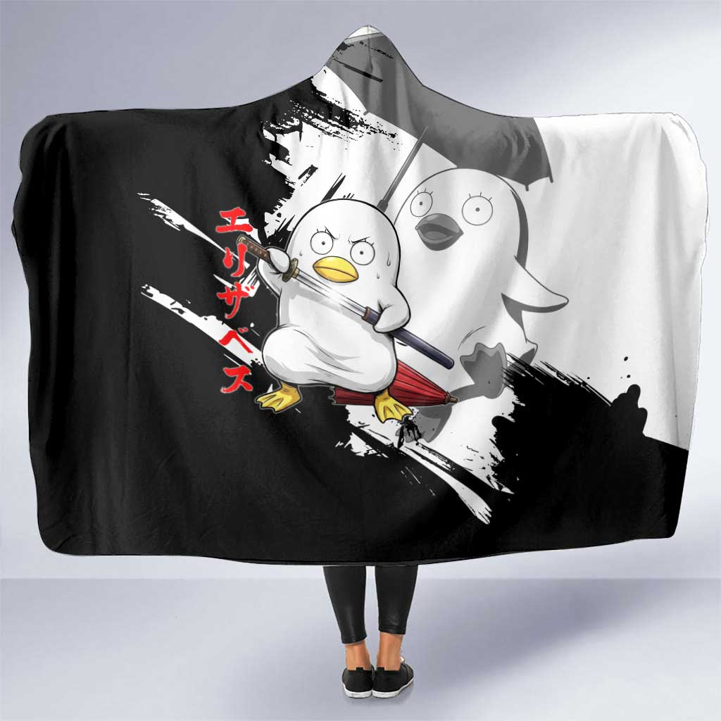 Elizabeth Hooded Blanket Comic Parody Ink Splash Style