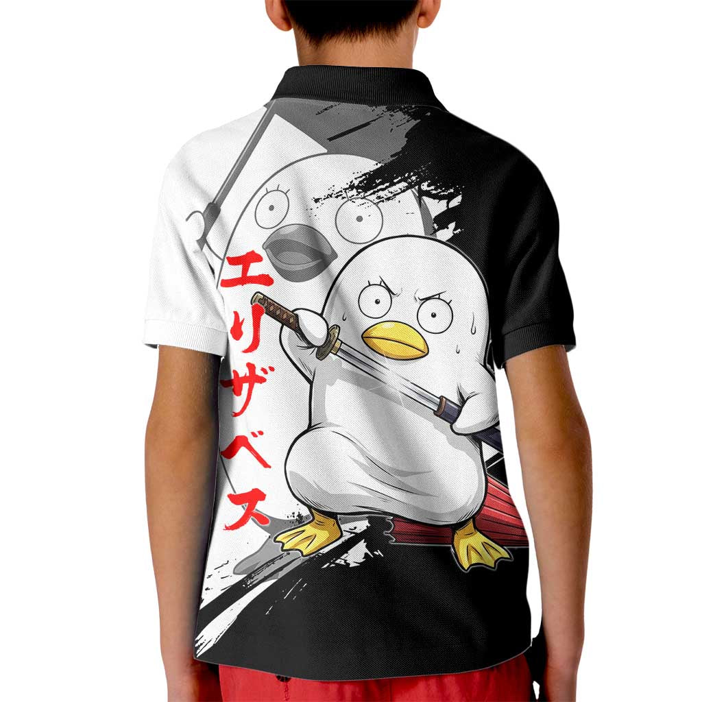 Elizabeth Kid Polo Shirt Comic Parody Ink Splash Style