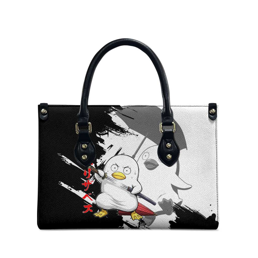 Elizabeth Leather Bag Comic Parody Ink Splash Style