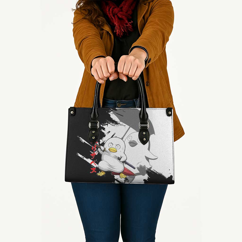 Elizabeth Leather Bag Comic Parody Ink Splash Style